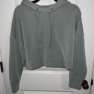 AS Revival Oversized Cropped Hooded Sweatshirt